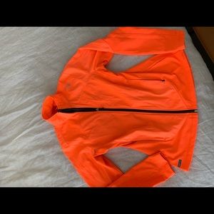 Saucony Neon Orange Running Jacket